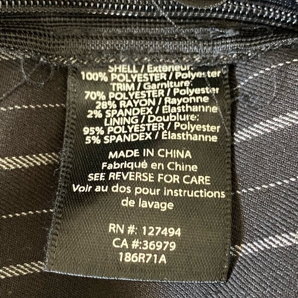 Heartloom Mona Stripe Lace Bodice Black Jumpsuit size small - Picture 9 of 12